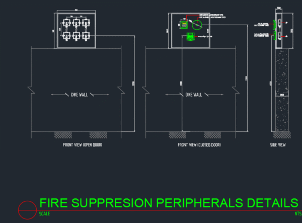 Fuel Tank Fome Deluge Piping and Alarm Sysytem (including fire hydrant and fire hose cabinet and NOVEC System) - Image 12