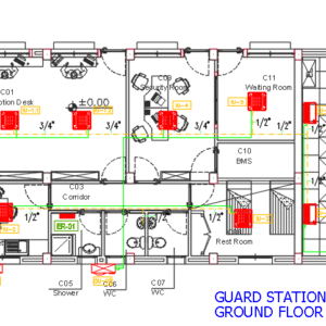 Small Guard Station Mechanical Design – Sample Drawings & Report
