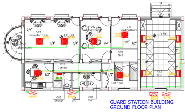 Small Guard Station Mechanical Design – Sample Drawings & Report