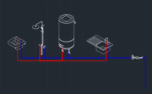 PLUMBING DYNAMIC BLOCKS + Piping Lisp - Image 3