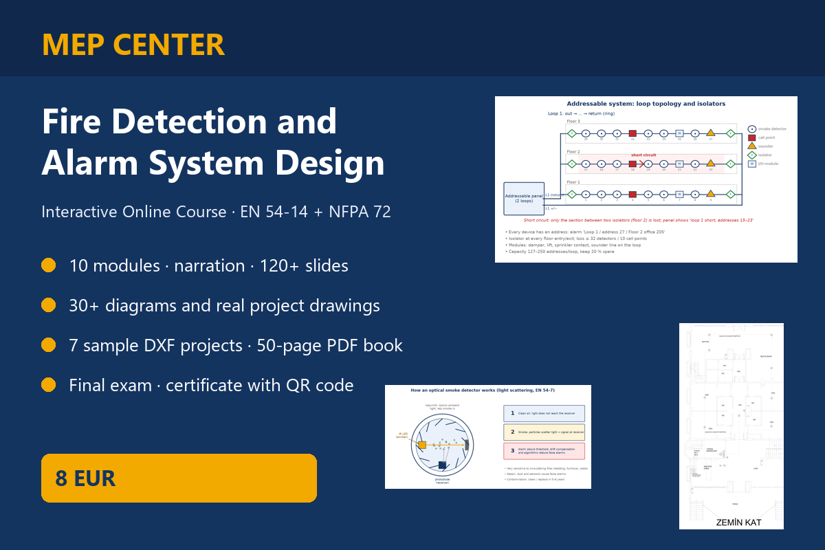 Fire detection and alarm system design online course
